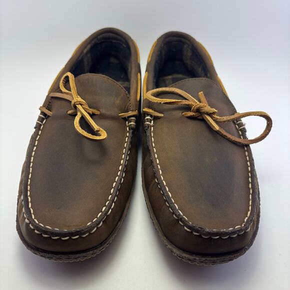 LL BEAN Handsewn, Flannel-Lined Slippers Mens Size 10 main image 8